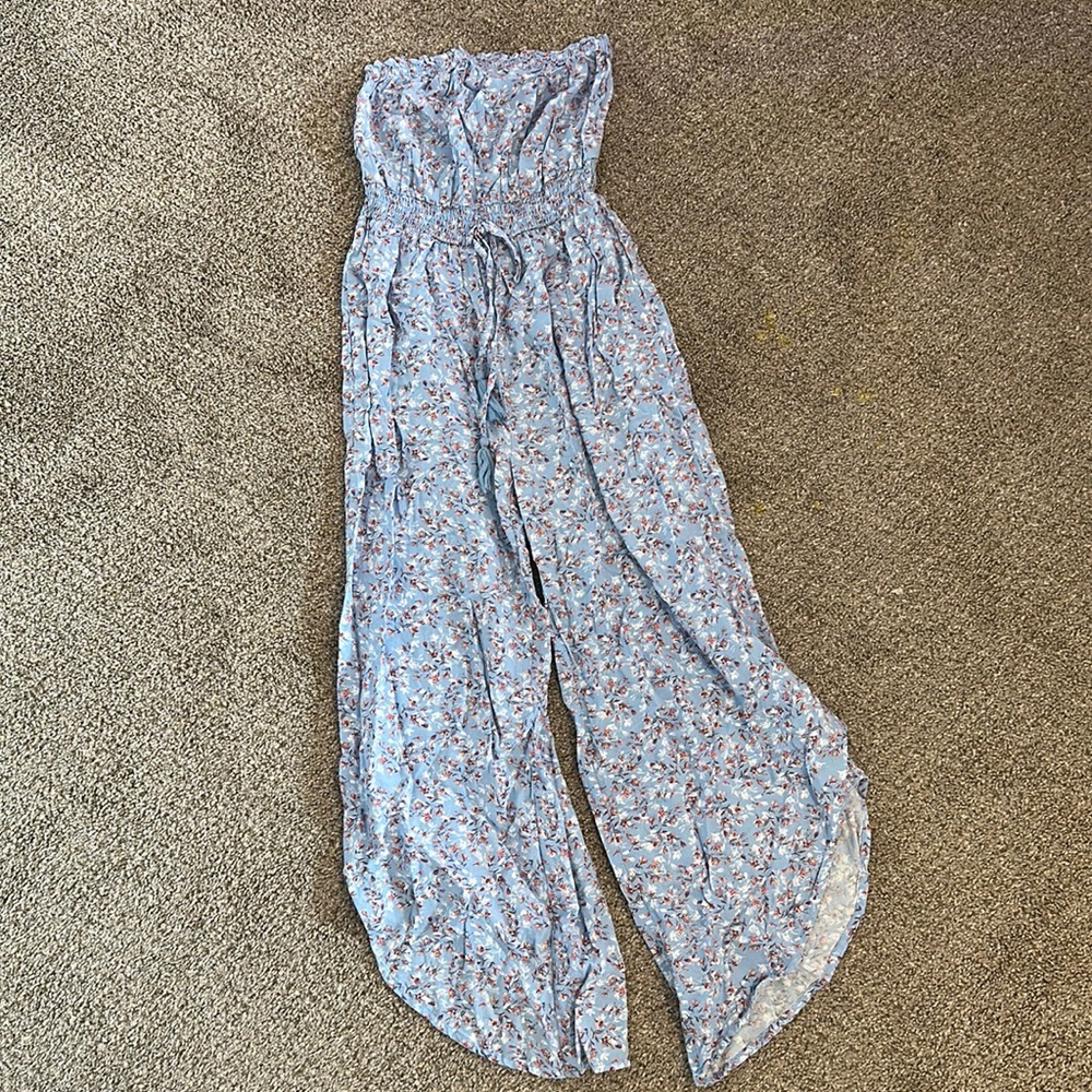 strapless romper